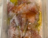 A picture of step 2 of Sea Bream Carpaccio with Wild Fennel.