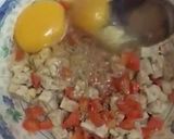 Foto langkah ke 3 dari resep Telur goreng isi tempe wortel tanpa minyak.