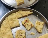 A picture of step 4 of Cashew kalakand.