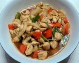 Foto langkah ke 6 dari resep Ayam teriyaki paprika.