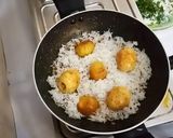 A picture of step 8 of Egg Biryani.