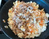 A picture of step 4 of Pork Fried Rice.