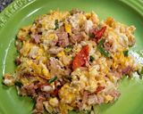 รูปขั้นตอนการทำที่ 6 ของ แหนมผัดไข่ขยี้
