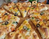A picture of step 5 of Cheese Bites Tikka Pizza 🍕🧀🍕.