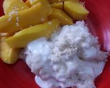 Foto langkah ke 5 dari resep Ketan Mangga/Mango sticky rice.