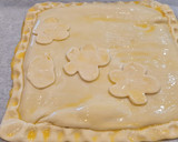 Foto del paso 5 de la receta: Torta de hojaldre con crema pastelera de chocolate y almendras