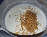 A picture of step 3 of Vermicelli kheer.