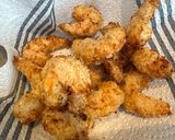 A picture of step 4 of Crispy Prawn Tacos with Smoky Slaw.