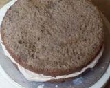 A picture of step 5 of Chocolate theme cake.
