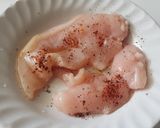 รูปขั้นตอนการทำที่ 1 ของ อกไก่ย่างพริกป่น หม้อทอดไร้น้ำมัน low carb
