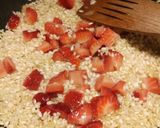 A picture of step 3 of Strawberry Risotto.
