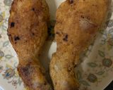 A picture of step 1 of Leftover Fried Chicken on Rice.