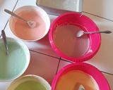 Foto langkah ke 8 dari resep Bolu Rainbow Kukus 7 Telur.