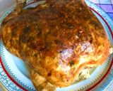 Töltött egész csirke recept fázis 4 fotója