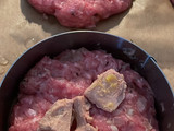 Hamburguesas de foie y cebolla caramelizada