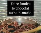 Une image de l'étape 1 de Recette américaine brownies super gourmands.