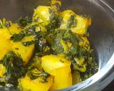 मेथी आलू की भाजी (methi aloo ki bhaji recipe in Hindi) रेसिपी चरण 3 फोटो