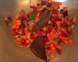 A picture of step 3 of Tomato Beetroot Carrot Soup.