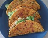 A picture of step 4 of Multi flour Methi Masala Thepla Wrap😋.