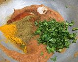 A picture of step 6 of Ragda pav.