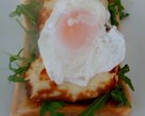 A picture of step 6 of My Grilled Halloumi & Poached Egg on Toast.