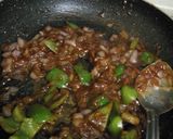 A picture of step 3 of Idli chilli.