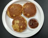 A picture of step 8 of Aloo puri.