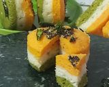 तिरंगा कटोरी ढोकला(tiranga katori dhokla recipe in hindi) रेसिपी चरण 16 फोटो