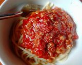 รูปขั้นตอนการทำที่ 6 ของ สปาเกตตี้หมูสับซอสมะเขือเทศง่ายๆ🐷🍅