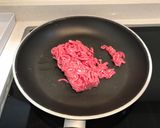 Foto del paso 2 de la receta Carne picada y judías con salsa de soja