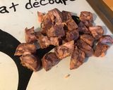 Une image de l'étape 7 de Poêlée de radis noir à la tomate,ail mariné et chorizo noir.