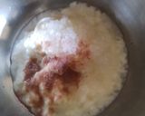 A picture of step 1 of Dahi boondi.
