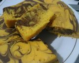 Foto langkah ke 6 dari resep Bolu air 1telur motif marmer.