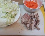 鹹豬肉炒高麗菜的食譜步驟1照片