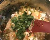 A picture of step 4 of Calabacitas con Queso.