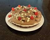 White Chocolate Mint Cream Torte with Chocolate Cream Topping recipe step 22 photo