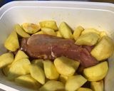 Une image de l'étape 4 de Filet mignon aux pommes caramélisées du jardin (marinade miel,herbes et épices).