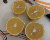 A picture of step 4 of Tri-Colour Juices.