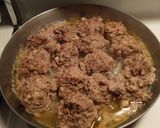 A picture of step 7 of Spaghetti and Meatballs.