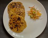 A picture of step 8 of Sattu Cucumber Kulcha - Fasting or Vrat food for Breakfast.