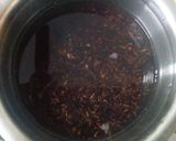 A picture of step 1 of Black rice pudding/ Chak Hao pudding.