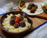 A picture of step 15 of Persian petit meatballs (Kofteh rizeh Yazdi).