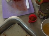 صينية توست بالتونة مع البيشاميل