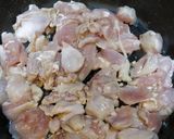 A picture of step 2 of Coconut Chicken Curry.