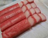 Foto del paso 1 de la receta: Capelinas de KaniKama (sorrentinos)