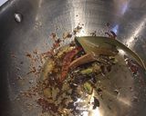 A picture of step 4 of Navratan Korma (no onion no garlic).