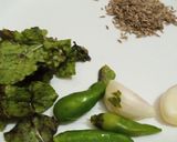 A picture of step 1 of Lauki ka raita.