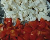 A picture of step 1 of Cauliflower rice.