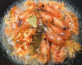 檸檬紅椒鮮蝦燉飯(附蝦子翻筋斗造型做法)的食譜步驟5照片