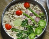 Foto langkah ke 7 dari resep Focaccia Garden.